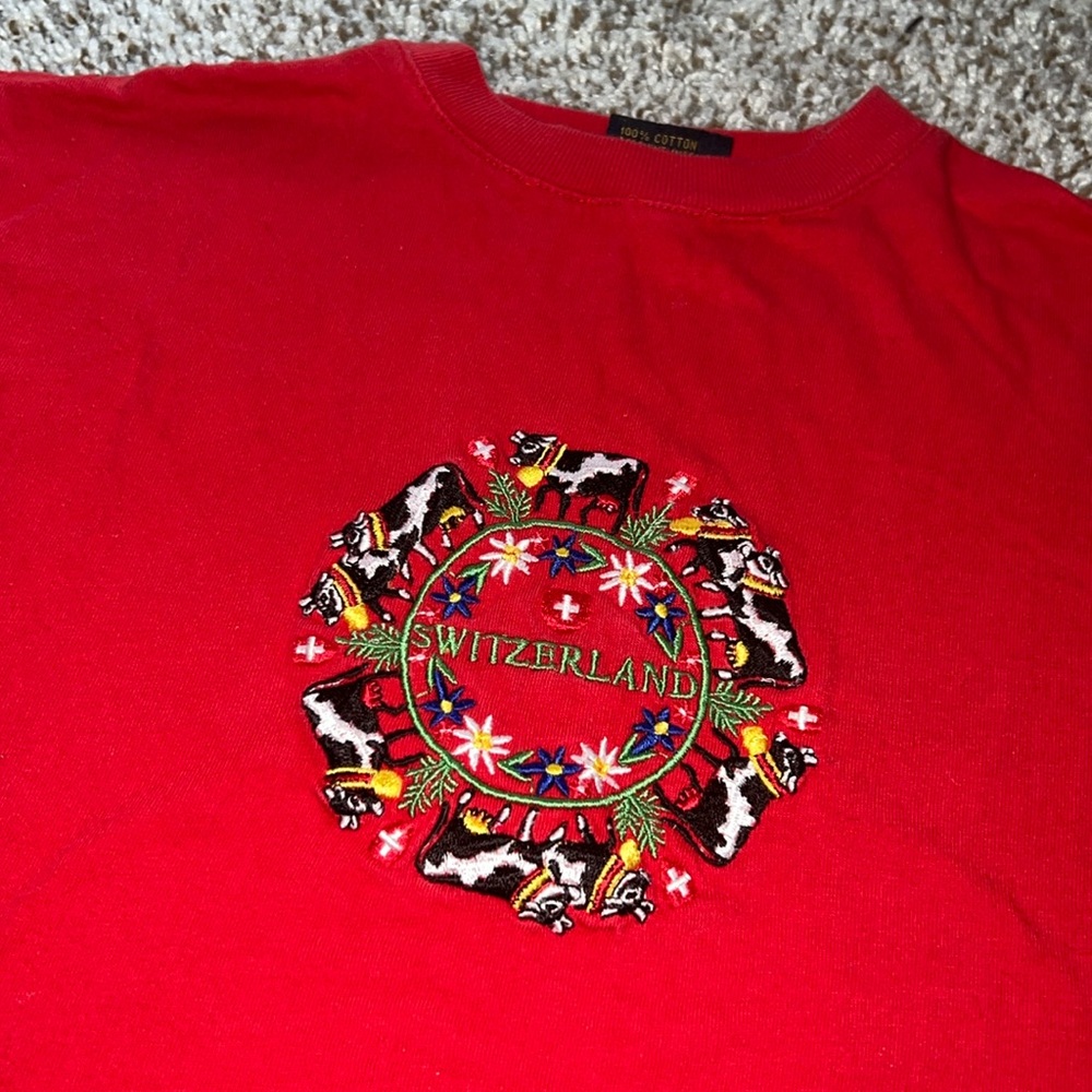 Switzerland baby tee